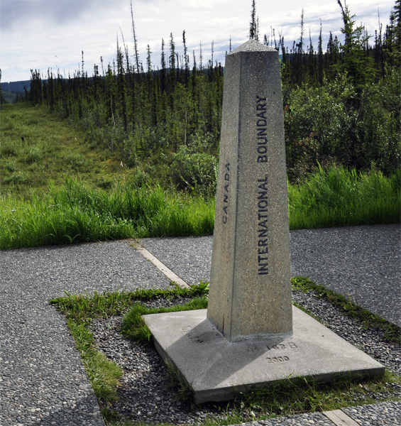 international Boundary marker